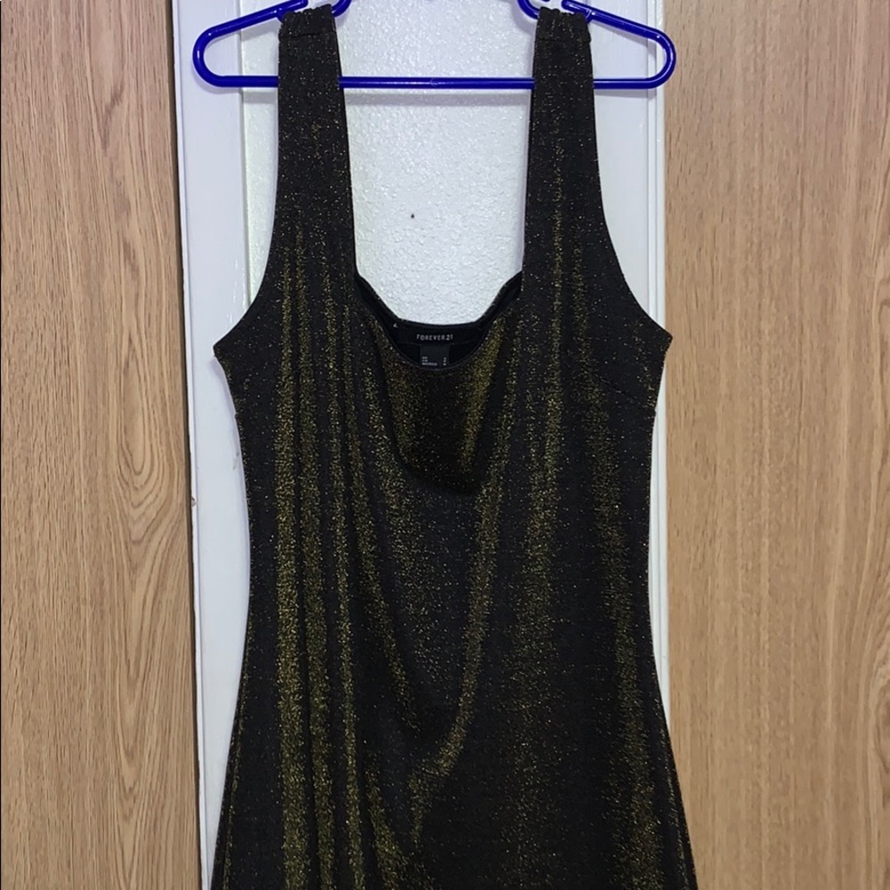 Gold dress